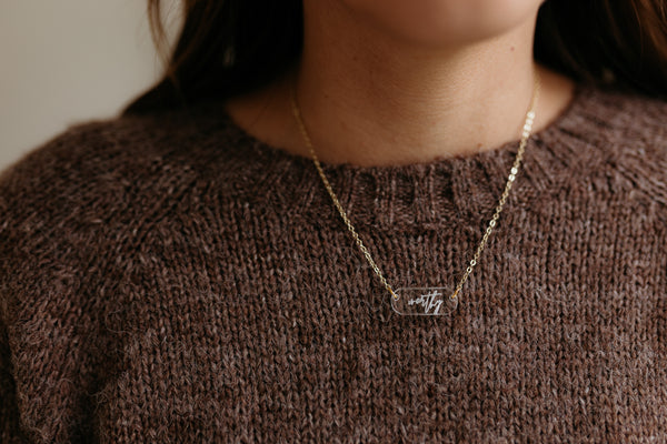 "Worthy" Necklace