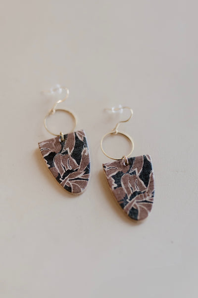 Moody Black Earrings