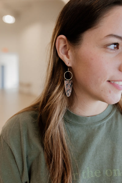 Moody Black Earrings